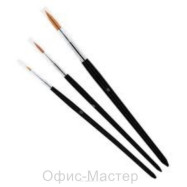 Кисточка синтетическая, Cherry 6971, веер 2, долгая ручка, ART Line